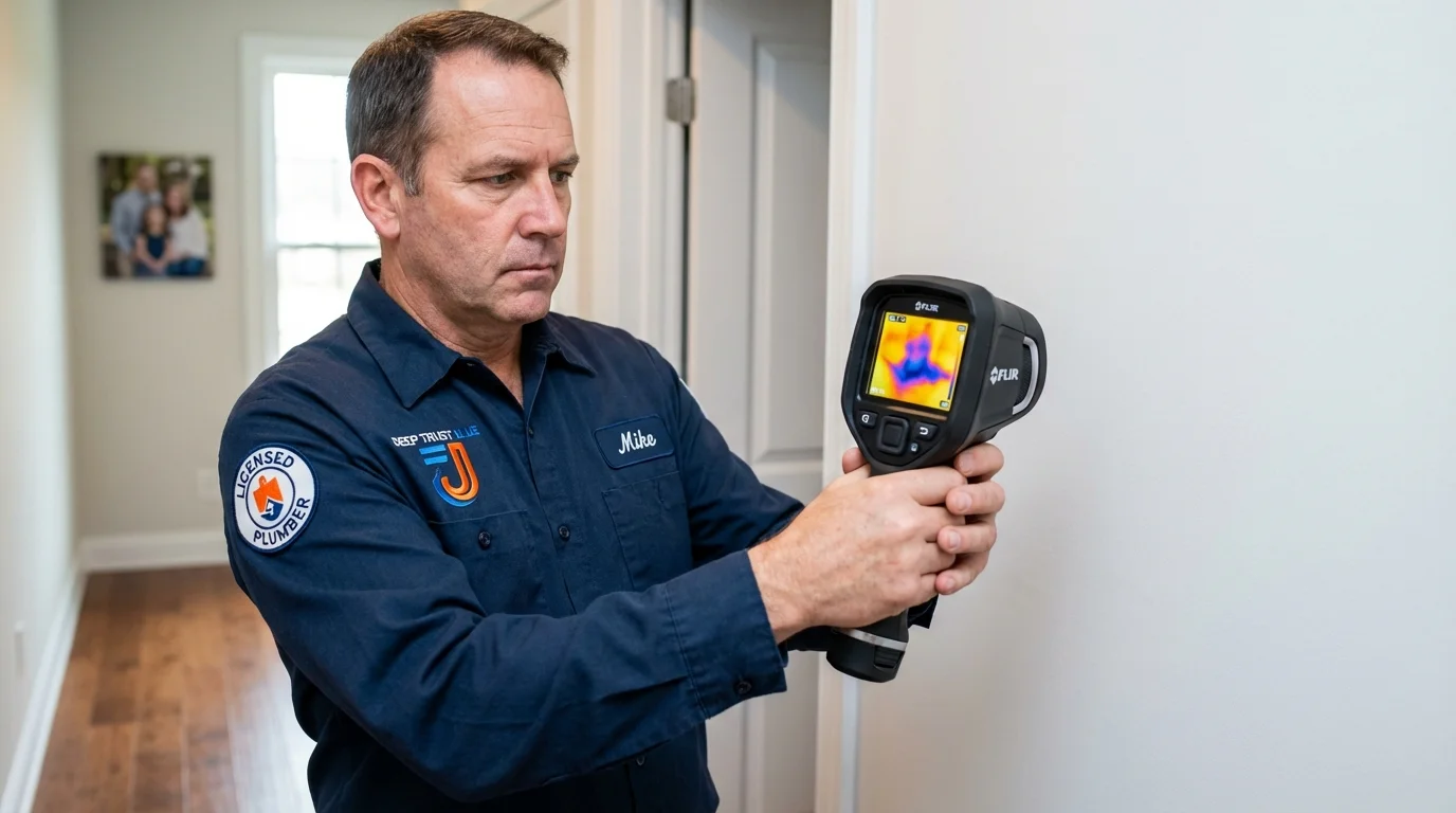 Thermal imaging leak detection by Johns Plumbing LLC in Wright City
